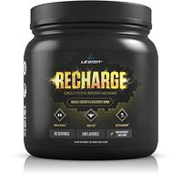 Legion Recharge Post Workout Supplement - All Natural Muscle Builder & Recovery Drink with Creatine Monohydrate. Naturally Sweetened & Flavored, Safe & Healthy. Unflavored, 60 Servings.