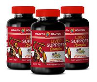 Liver Extract Capsules - Liver Support Complex 1200 MG - Dietary Supplement - Siberian eleuthero Root Extract - 3 Bottles 300 Capsules