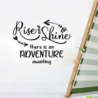 Xisheep Easter Day Home Décor ， Wall Stickers Removable Art Vinyl Mural Room Decor Wall Stickers Home Decor - Black