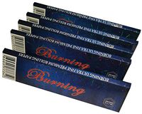Burning Kingsize Slim Natural Gum Rolling Papers 5Booklets (Kingsize)