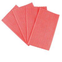 Jebblas Disposable Dish Cloth Dish Towels and Reusable Cleaning Towels, Handy Cleaning Wipes,Handi Wipe 50Sheets/PACK,Red