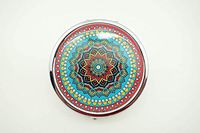 Metal Pill Case (Kaleidoscope) with Mirror