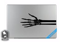 MacBook TV Commercial Skeleton Bone Hand Grabbing Apple Overlay Vinyl Decal Sticker Skin Mac Book Air Pro Laptop Notebook People Love