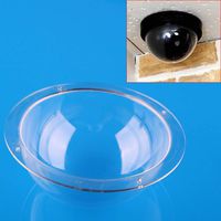 F-ber Diameter 3.15inch/80mm w/ 4 Holes Acrylic Indoor/Outdoor CCTV Replacement Clear Dome Camera Cover Security Dome Camera Housing