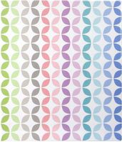 Studio C Pattern Play Collection Stripes 1-inch Vinyl Binder Multicolored (95694)