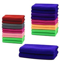 HOSTK 22pc Microfiber Cleaning Cloths Towel Lint Free Super Absorbent Floor Glass Window Mirror Car Polishing and Drying Detailing Waxing Valeting 30 30 30 60 60 160