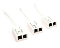 THE CIMPLE CO - 2 Wire, 1 Line DSL Filter, with Built in Splitter - for Removing Noise and Other Problems from DSL Related Phone Lines - 3 Pack
