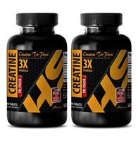 Pre Workout creatine - CREATINE TRI-Phase (3X Formula) - Creatine hcl Pills - 2 Bottles 180 Tablets