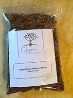 Organic Bio Herbs-Organic Dried Elderberry Flower (Sambucus Nigra) 4 Oz.