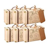 Kingsley 50pcs Retro Postal Service Plane Pattern Wedding Birthday Favor Gift Candy Party Boxes