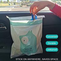 EASY STICK-ON DISPOSABLE CAR TRASH BAG | LEAKPROOF | CONVENIENT | DURABLE | FOR CAR OFFICE KITCHEN BATHROOM (30pc)