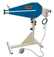 Baileigh BR-18E-36 Power Bead Roller Machine with Adjustable Depth Stop, 110V, 1/8hp Motor, 36" Throat Depth
