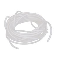 uxcell Protective Heat Resistant Sleeve 2.5 x 1.5mm x 5m White for Cable Wire