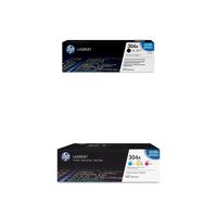 HP 304A (CF340A) Cyan, Magenta & Yellow Original LaserJet Toner Cartridges, 3 pack and HP 304A (CC530A) Black Original LaserJet Toner Cartridge Bundle