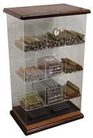 Prestige Import Group Roosevelt Large Acrylic & Wood Display Humidor