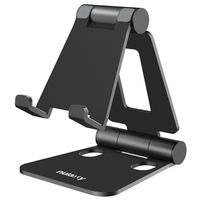 Nulaxy Adjustable Phone Stand, Cell Phone Stand, Phone Holder for Desk Cradle Dock Compatible with Phone 11 Pro Xs Xs Max Xr X 8, iPad mini, Nintendo Switch, Tablets (7-10"), All Phones