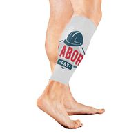 Leg Sleeve Designer Labor Day Pictures Calf Sleeves 1 Pair for Men/Women Running/Cycling/Maternity/Travel/Ourdoor Activities