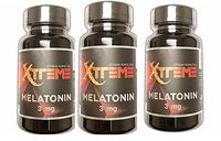 Pharmaceutical Grade Melatonin by Xtreme :: 3mg Tablets :: Better Sleep :: Brain Health :: 100 Tabs :: Fast Acting and Non-Habit Forming Sleep Aid! (3 Pack)