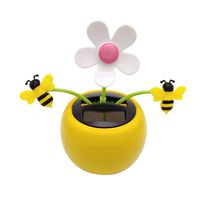 Solar Dancing Flower, Solar Powered Dancing Toy Solar Powered Dancing Flower Swinging Animated Dancer Toy Car Decoration D Cost-effective and Good Quality