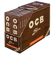 OCB VIRGIN SLIM Unbleached Rolling paper King Size + FILTER TIPS