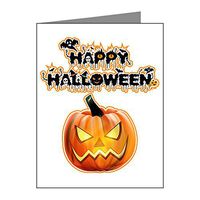 Note Card Happy Halloween Pumpkin