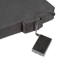 Bandwagon Portable Heated Seat Cushion - Battery Operated Warming Foam Chair Pad with Removable Cover
