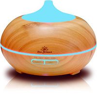 Zen Breeze Essential Oil Diffuser, 2020 Model Aromatherapy Diffuser, 14 Color Night Light, Best Wood Grain, Housewarming Gift Ideas, Wedding & Birthday Gifts Edition