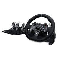 Logitech G920 Dual-Motor Feedback Driving Force Racing Wheel with Responsive Pedals for Xbox One
