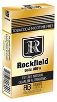 Tobacco Free Cigarette Alternatives - ROCKFIELD "Gold 100's" - Tobacco Free - Nicotine Free - Nitrosamine Free - Herbal Cigarette Alternatives