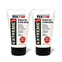 Tecnu Extreme Poison Ivy & Oak Scrub—Removes Toxin from Skin That Causes Poison Ivy and Poison Oak Rash, 4-Ounce Tube, (Pack of 2)