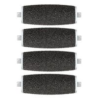 Fine Coarse Pedicure Refill Rollers For Pedi Perfect Electronic Pedicure Foot File, 4-pack, Professional Grade, Soft Touch Replacement Roller Heads (4 count)