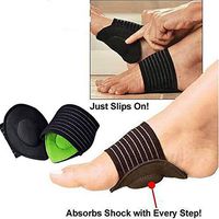 Plantar Fasciitis Arch Support,2PAIRS- Extra Padded Insoles for Flat Feet,Cushioned Arch for Fallen Arches,Heel Spurs and Achy Feet Problems