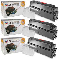 LD Compatible Toner Cartridge Replacement for Kyocera FS-4020DN TK-362 (Black, 3-Pack)
