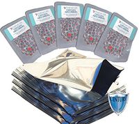 Quart 5 Mil Premium Century Mylar bags with 300cc oxygen absorbers in 10-packs (50) with PackFreshUSA LTFS Guide