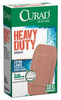 Curad Extreme Hold, X-Large, 2 Inches X 3 3/4 Inches, 10 Count, (Pack of 4)