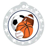 Go, Fight, Win - Sports - Baby Shower or Birthday Party Favor Gift Tags (Set of 20)