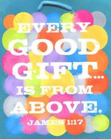 Every Good Gift (Dots) Gift Bag - Medium (Dayspring 2685-2)