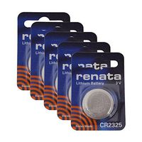5pk Renata Coin Cell Battery CR2325 3V Lithium Replaces DL2325, BR2325