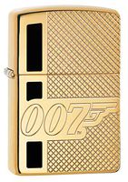 Zippo James Bond 007 Armor High Polish Brass Pocket Lighter