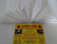 Streak Free Factory Microfiber Cleaning Cloth 16 x 16 inch White (12)