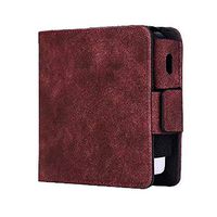 Leather Bag Holder Iqos machine IQOS 2.4/2.4 Plus Electronic Cigarette Square special protective cover universal retro storage bag Red