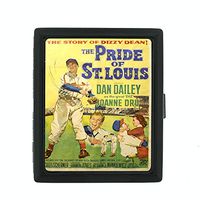 Perfection In Style Metal Cigarette Case Vintage Baseball Design 008