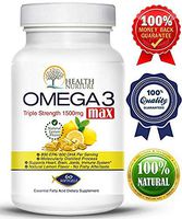HEALTH NURTURE Fish Oil Omega-3 **Maximum Strength 1500mg (800 EPA/600 Dha) ** Order Now and Save 50% Off! ** Pharmaceutical Grade Fish Oil**