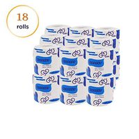 DFHYAR 18 Rolls Toilet Paper Bulk, Silky Smooth Soft Professional Series Premium 3-Ply Toilet Paper, Home Kitchen Toilet Tissue, Soft, Strong and Highly Absorbent Toilet Paper Bulk for Daily Use