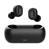 Wireless Earbuds, QCY Wireless Bluetooth Earbuds 5.0 3D Stereo Sound True Wireless Headphones with Built-in Microphone, Instant Pairing Earphones with Portable Charging Case for iPhone Android