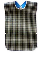 Reusable Clothing Protector, Waterproof Crumb Catcher Machine Washable Adult Bibs for Eating (Green)