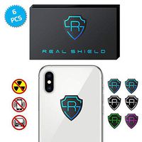 RealShield Anti Radiation Stickers for Phone - Anti EMF Sticker - Emf Protection Cell Phone - Cellphone Radiation Protection - Emf Shield [6pcs]