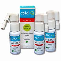 cold-Q/Super Value 3 Pack/Natural Product/with Immune Enhancing Properties/Safe Medicinal Herbs / 3 Pack of 0.7 Fluid oz. Oral Spray