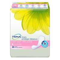 Tena/Serenity Liners, Very Light Absorbency, Pack/26