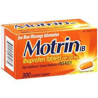 Motrin IB Pain Reliever Fever Reducer (NSAID) Ibuprofen Tablets (300 Count) IIIiii